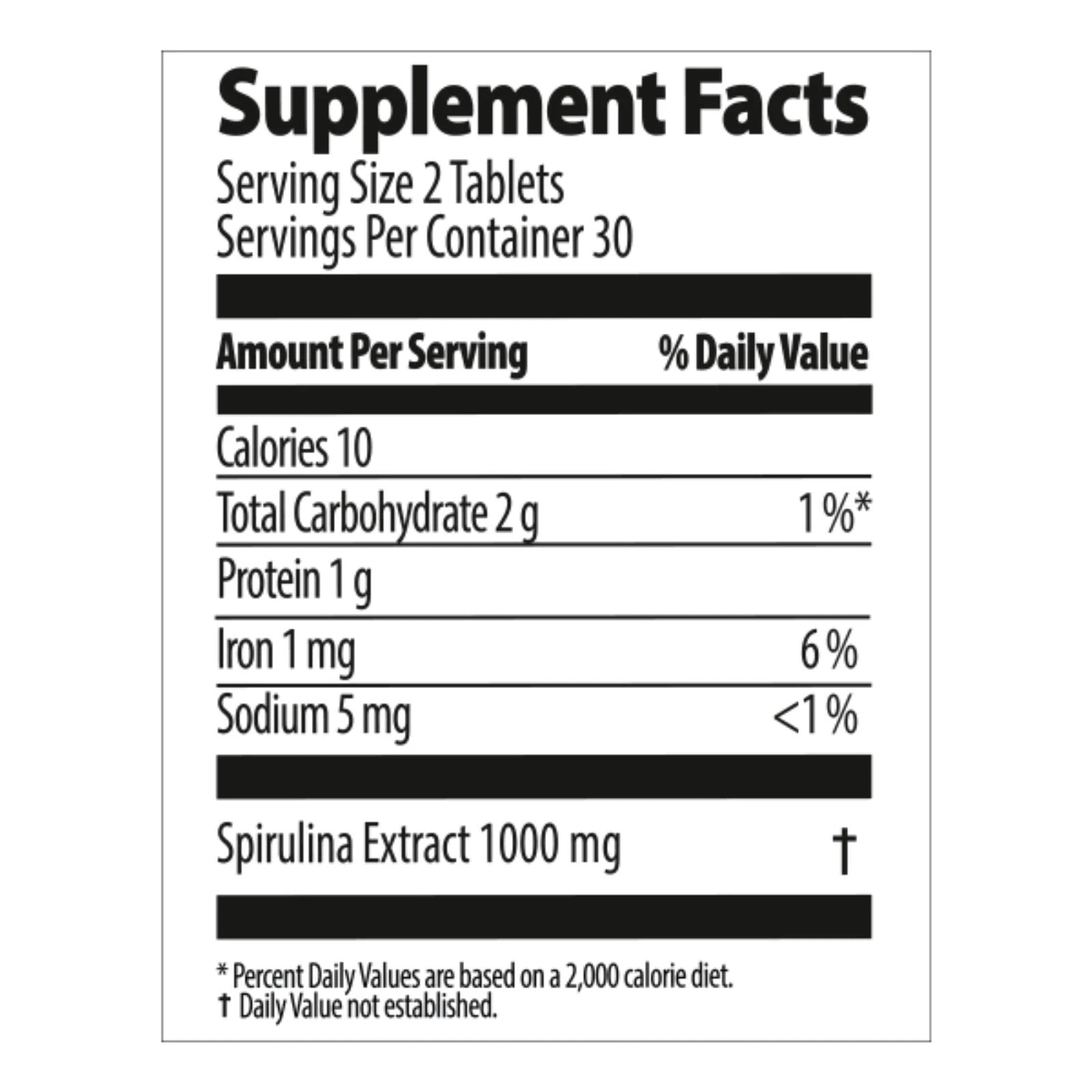 Nutriplus Spirulina Tablet 60pcs